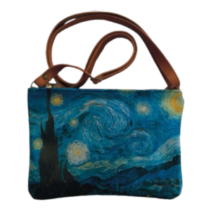 Large Van Gogh Starry Night Print Shoulder Bag