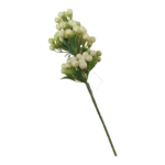 Synthetic White Snow Berries 35cm