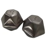 Abstract Salt & Pepper Shakers Matt Stainless Steel_VE7043SS_1
