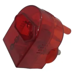 Ausma Single-Plug Adaptor _ Euro_ Red_UL-R17R_3