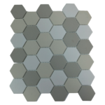Mosaic Tile (Hexagon) | Matt Beige Mixed (30x30cm)