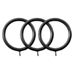 Finishing Touches 35mm Steel Curtain Rings Black 10 Pack_G35RG10_1