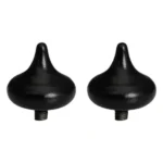 Finishing Touches Teardrop Curtain Pole Finial Black 28mm_GYPFTB