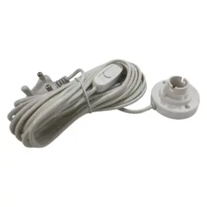 Lamp Holder with Cable and Thru Switch _ 10m_ White_R-305 10M_4