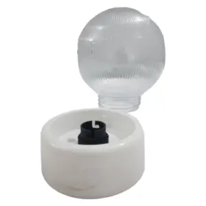 Opal Ball Cover with Gallery Light Fixture _ PVC_ Clear_R-39_3