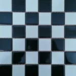 Porcelain Mosaic Tile Black and White Chess 30 x 30cm_BDR054_3
