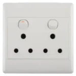 Redisson Double Socket 125 x 125mm White_D01D