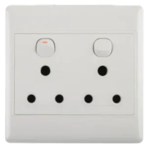 Redisson Double Socket 125 x 125mm White_D01D