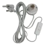 Redisson Lamp Holder with Cable and Thru Switch _ 5m_ White_R305 5M_3