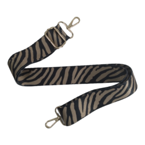 Brown & Black Zebra Adjustable Bag Strap