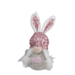 Easter Bunny Gnome With Pig Tails