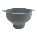 Grey Silicone Popcorn Popper