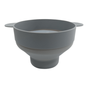 Grey Silicone Popcorn Popper