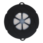 Black Silicone Spill Stopper