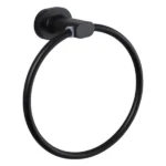 Brescia Towel Holder Ring Matt Black 17 x 6cm_BSBATRB_1