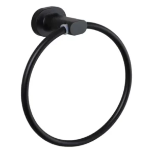 Brescia Towel Holder Ring Matt Black 17 x 6cm_BSBATRB_1
