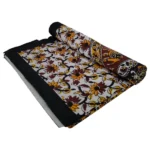 Cotton Throw Brown and Yellow 137 x 210cm_U8457_1