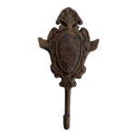 Antique Victorian Wall Hook | Rust