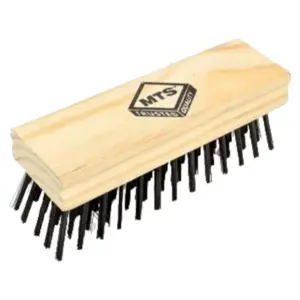 MTS Fine Steel Wire Brush Wooden Block_SPR2040