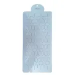 Plastic Stencil Seamless Geometric Cubes 15 x 31cm_CH188