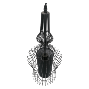 Spazio Tokyo Concave Pendant Black Wire Frame 8676.01_6