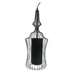 Spazio Tokyo Concave Pendant Black Wire Frame 8676.01_7