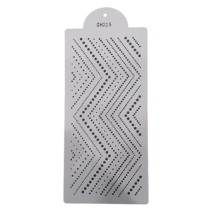 Stencil Zig Zag Bubbles CH225_2