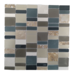 Glass & Stone Mosaic Tiles | Aqua Mix