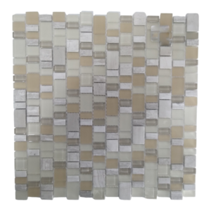 Glass & Stone Mosaic Tiles | Egg Shell Mix
