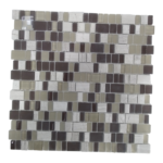 Glass & Stone Mosaic Tiles | Frosted Brown