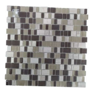Glass & Stone Mosaic Tiles | Frosted Brown