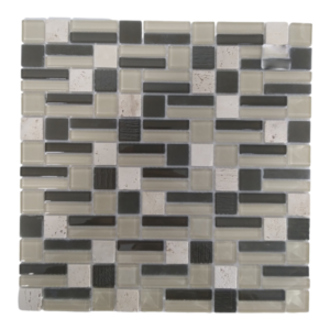 Glass & Stone Mosaic Tiles | Beige Mix