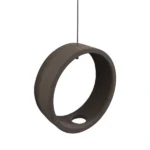 Circular Plant Hanger Grey Concrete 15cm_APHG_2