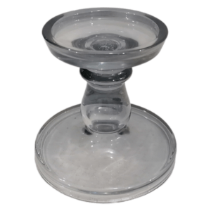 Glass Candle Holder Smoke, 12.5cm NN880U1_4
