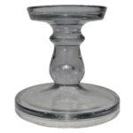 Glass Candle Holder Smoke, 12.5cm NN880U1_5