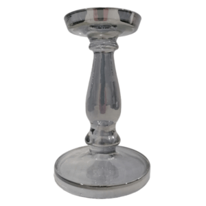Glass Candle Holder Smoke, 20cm NN879U1_2