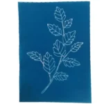 Silkscreen Stencil Branch With Leaves 17 x 14cm_B110_1