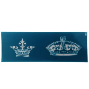 Silkscreen Stencil Two Crowns 17 x 5.5cm_C135_1