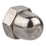 Galvanized Dome Nut | 6mm 4pc