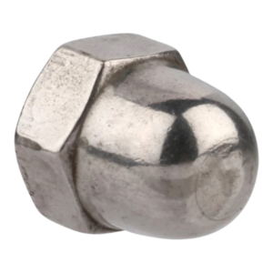 Galvanized Dome Nut | 6mm 4pc