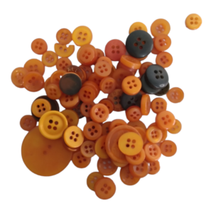 Orange Assorted Button Bags | 30g