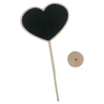 Blackboard Heart Shape with Stand 33cm_HCBWS_1