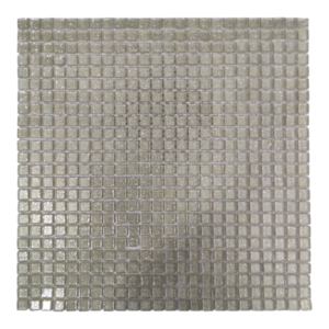 Mosaic Glitter Tile | Ivory Glass Sheet (30x30cm)