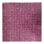 Mosaic Glitter Tile | Cherise Pink (30x30cm)