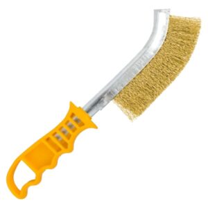 Tork Craft Wire Brush _ Brass, Yellow TCW17230_3_1