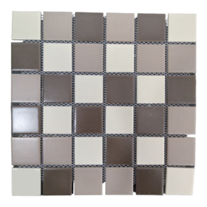 Mosaic Tile (Mix) | Beige Mix Gloss (30x30cm)