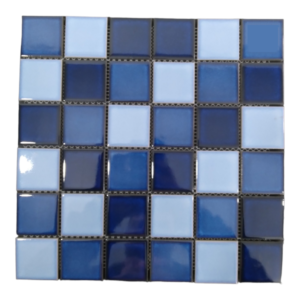 Mosaic Tile (Mix) | Blue Mix Gloss (30x30cm)