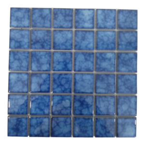 Mosaic Tile (Mix) | Dark Blue Gloss (30x30cm)