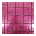Mosaic Glitter Tile | Cherise Pink (30x30cm)