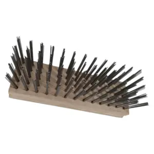 Academy Brushware Foundry Course Wire Brush _ Wood Block_F 4202_1